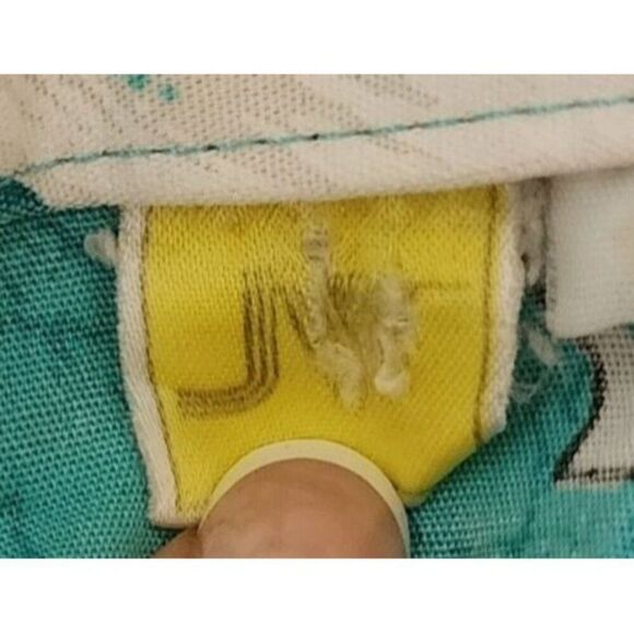 Vintage 80s Singapore Hawaiian Shirt Mens Size XL Blue Aloha - Picture 6 of 6